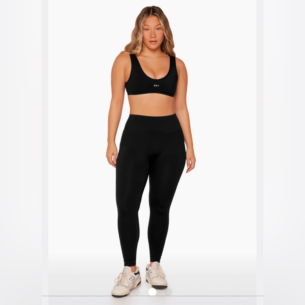 SET Active - Black SPORTBODY Leggings